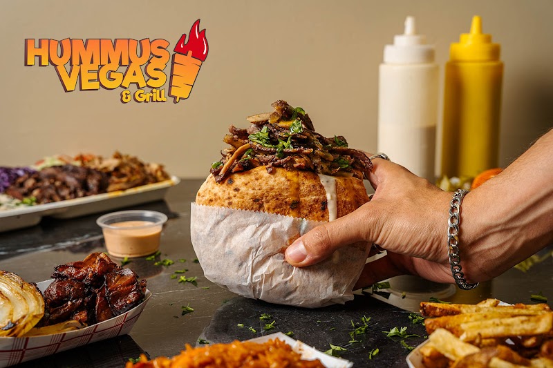 Hummus Vegas & Grill (Hollywood) logo